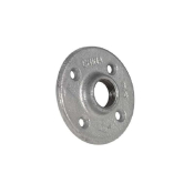 OwnBrand Decorative Galvanised Coated Iron Screwed Floor Flange 3/4 Inch
